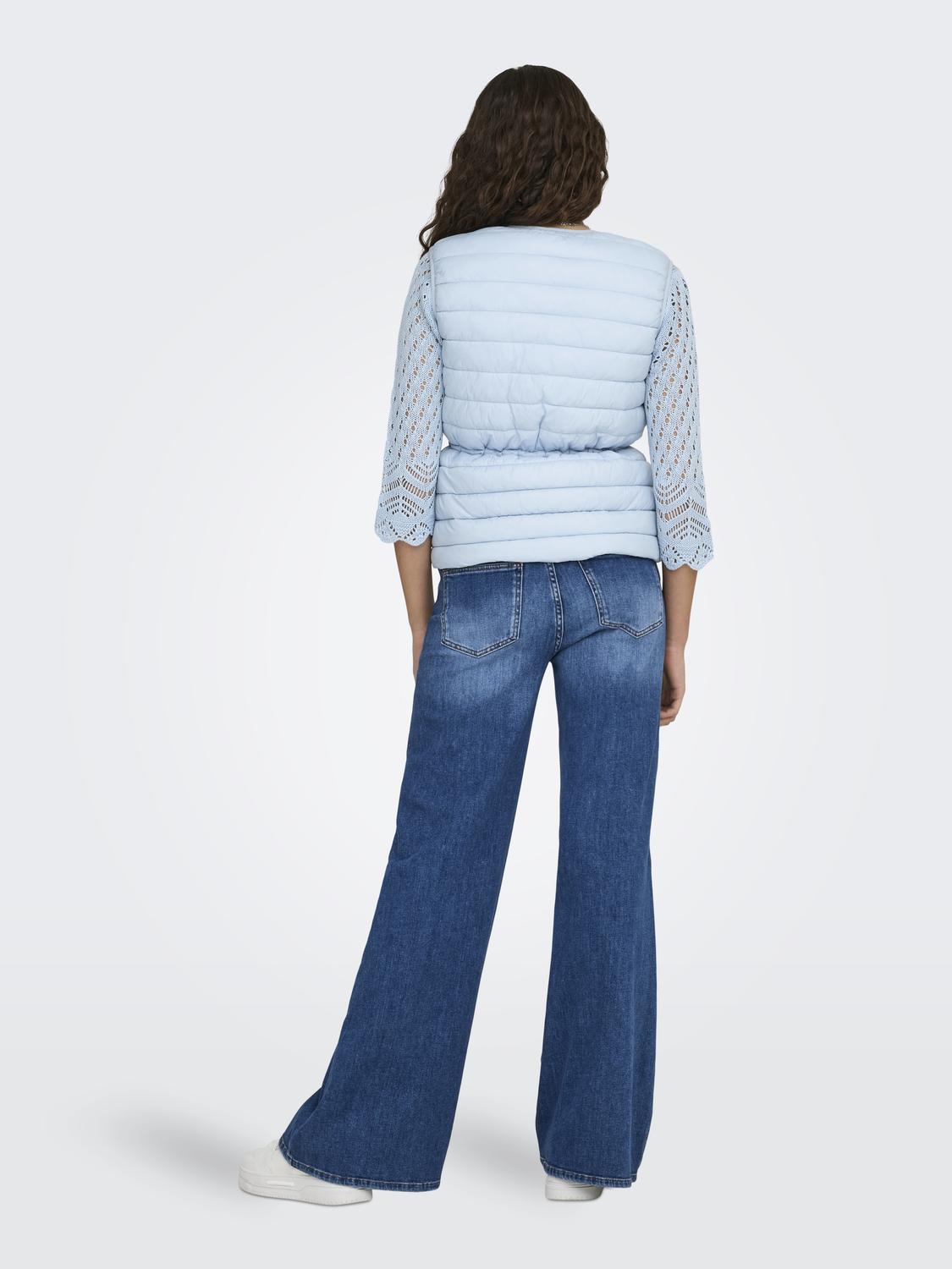 Jdyrenee Quilt Waistcoat Otw Sij Blå