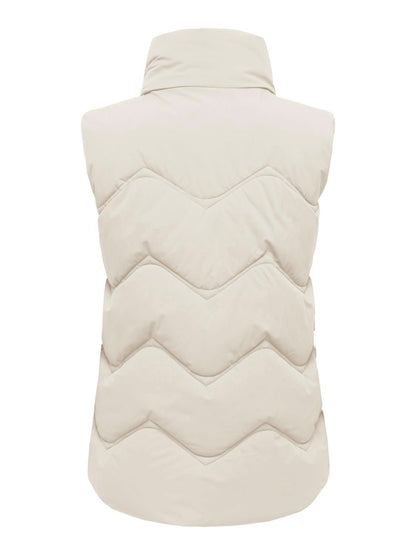 Jdypower Short Waistcoat Otw Hab Grå