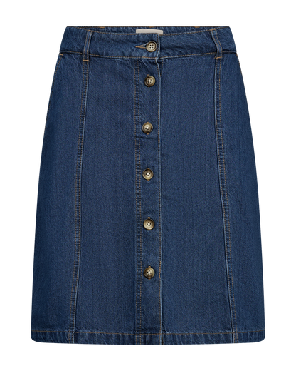 Fqalia-Skirt Blå