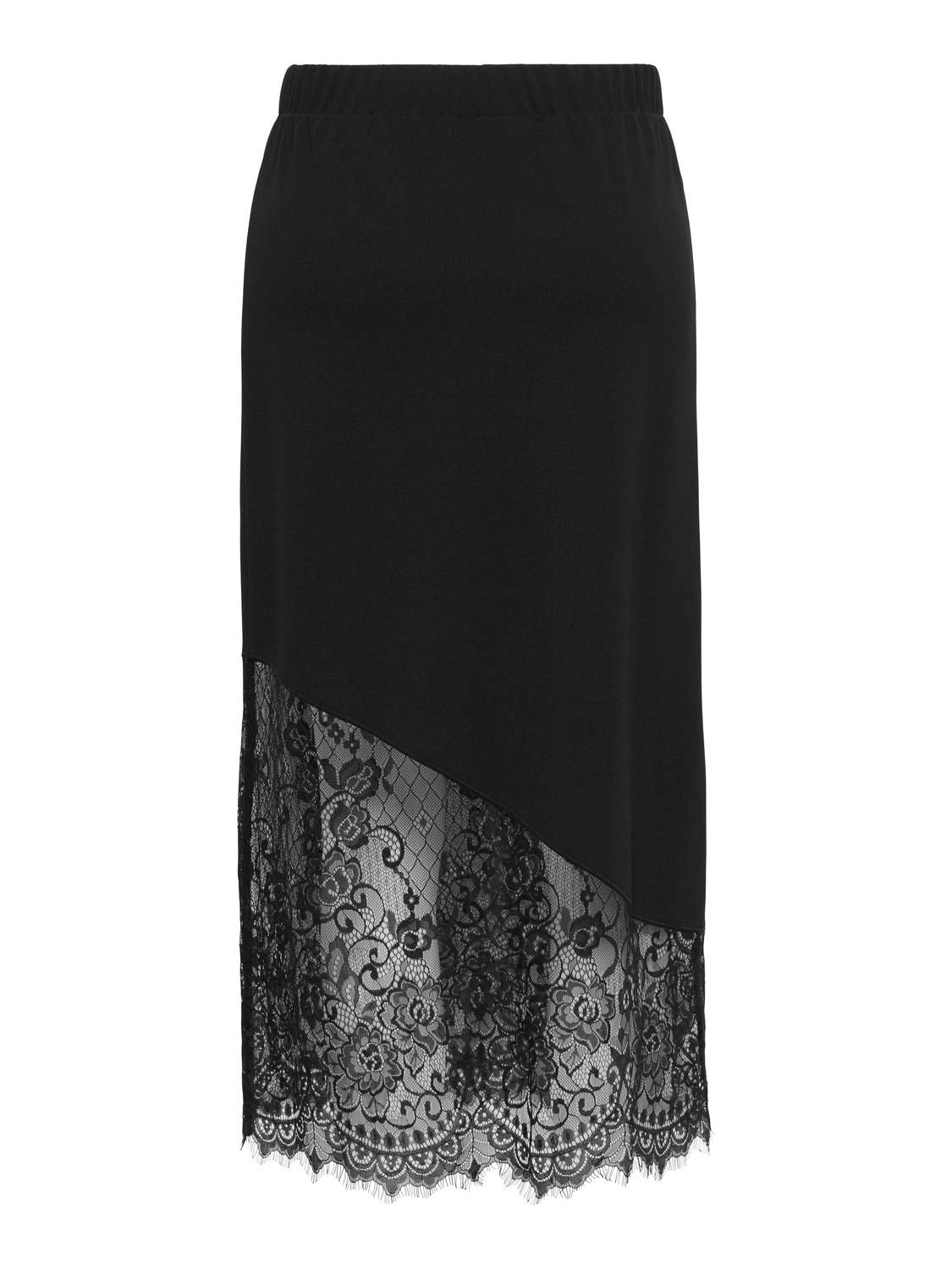 Jdygeggo Life Mix Lace Skirt Jrs Dia Sort