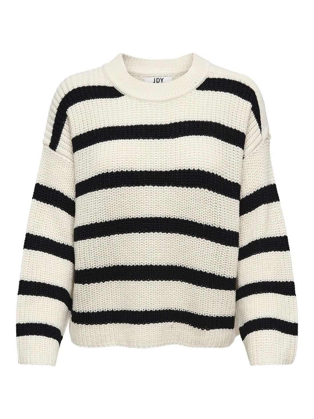 JDYJUSTY L/S STRIPE PULLOVER Offwhite