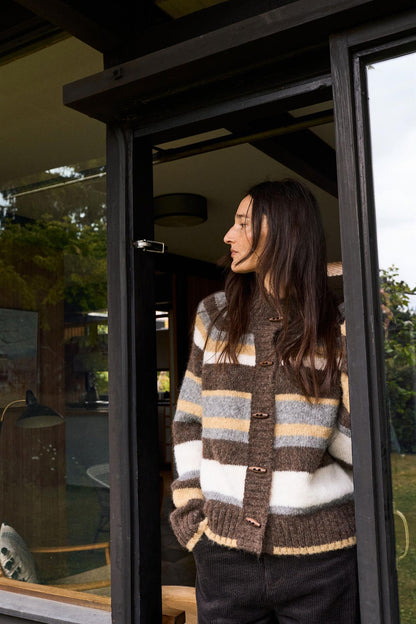 Pzgeorgie Cardigan Brun
