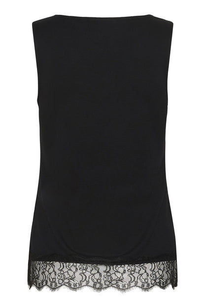 Cralvaia Jersey Lace Top Sort