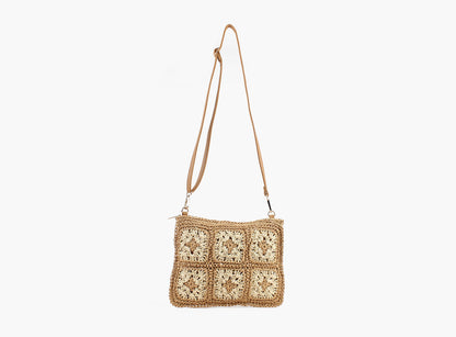 Small straw bag Sand
