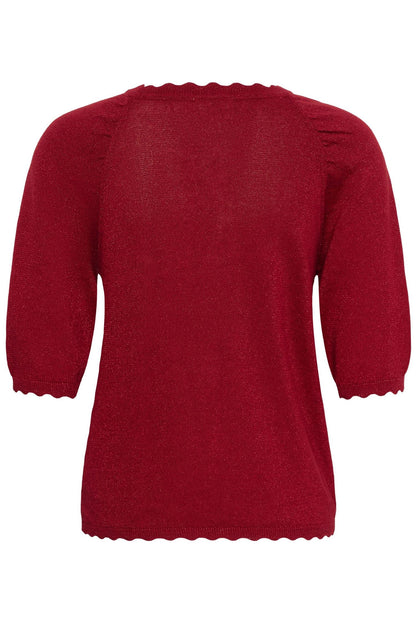 Dotpw Pullover Rød