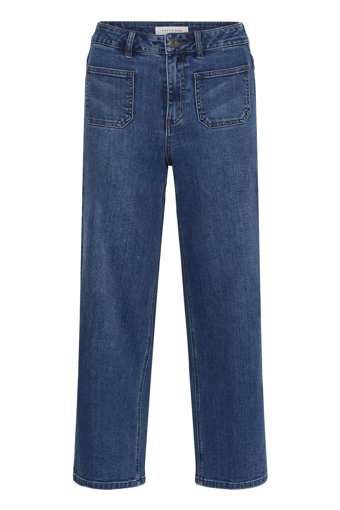 Kabrook Cropped Hw Jeans Blå