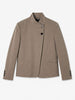 Vmdina Ls High Neck Blazer Lcs Beige