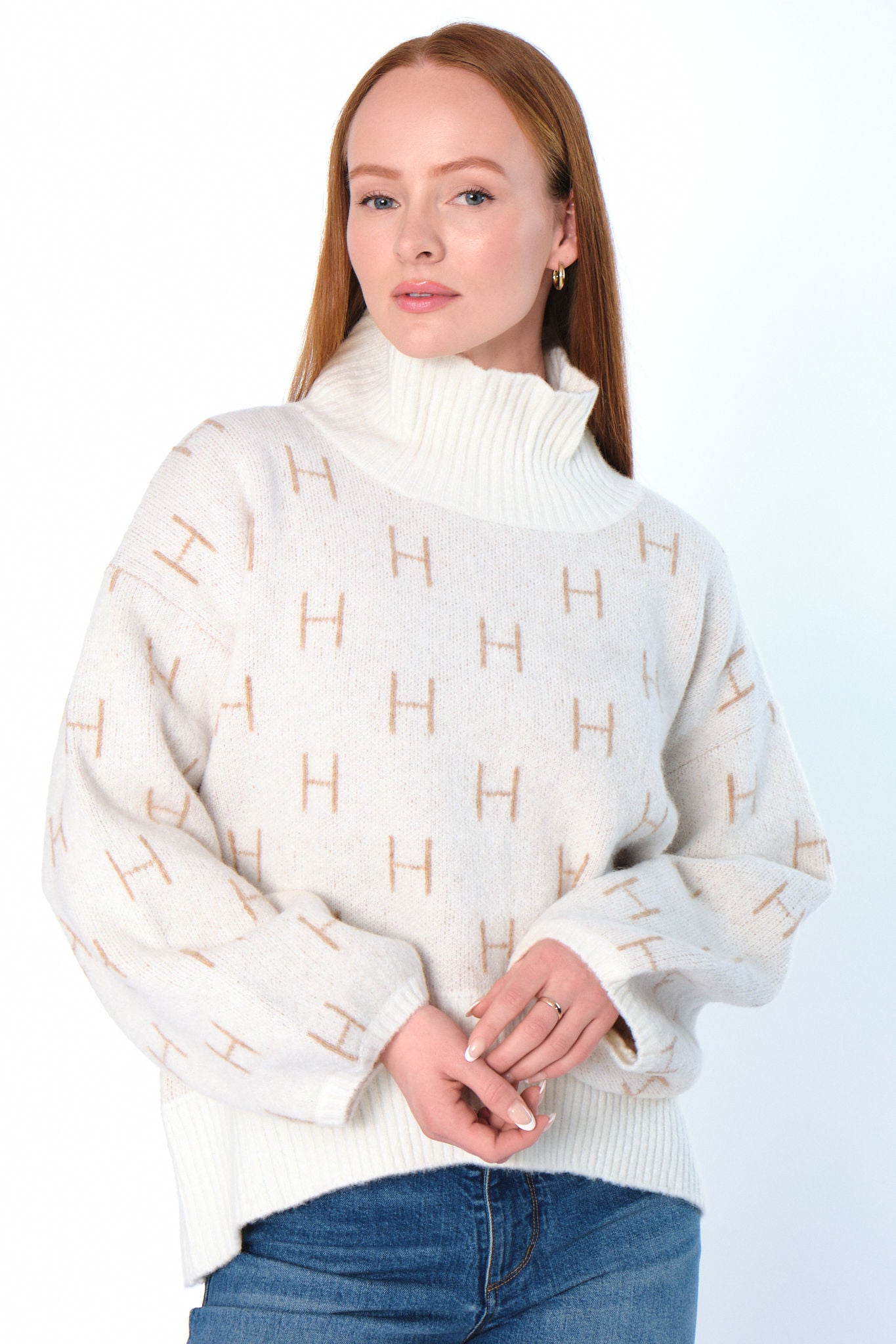 Fam Sweater Short Hvit
