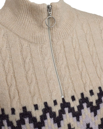 Fqmerla-Waistcoat Beige