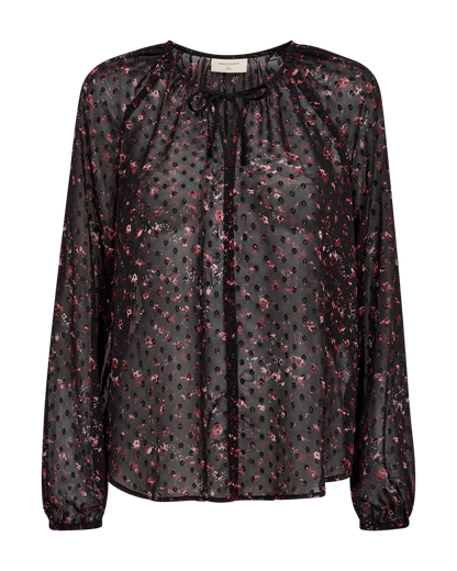 FQSANDA-BLOUSE Burgunder
