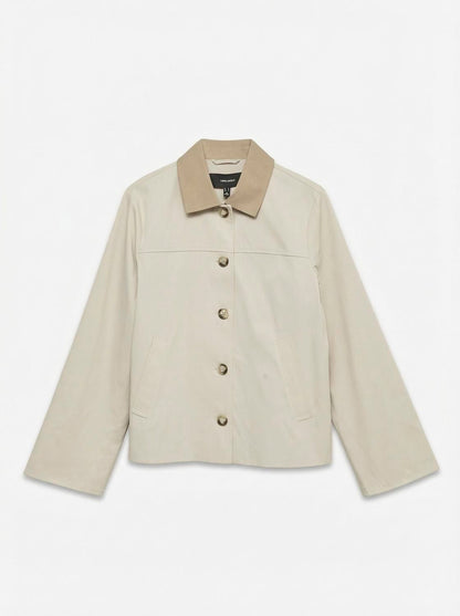 Vmchelseapoppy Short Jacket Noos Lys Beige