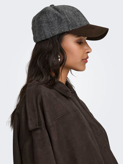 Jdynia Faux Suede Bat Jacket Otw Noos Brun