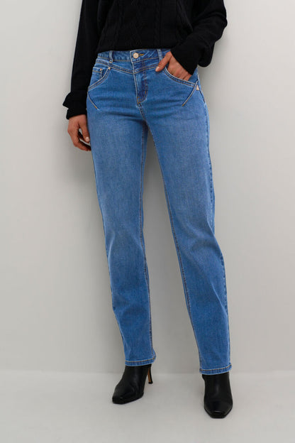 CRAMALIE STRAIGHT Medium Blue Denim