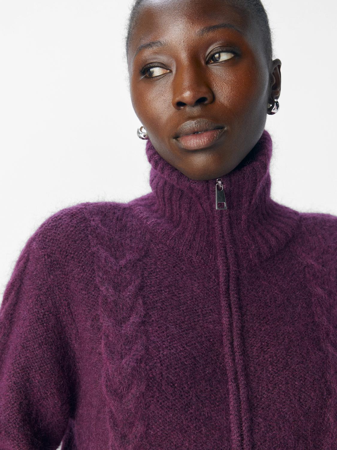 Objnete Lo Knit Cardigan Noos Lilla