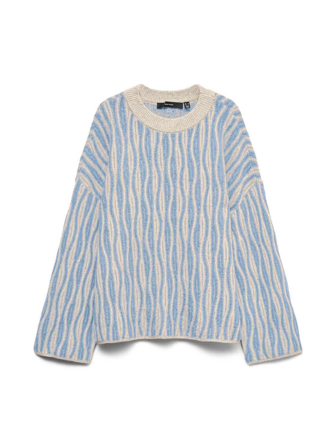 Vmjosie Ls O-Neck Long Pullover Boo Grå