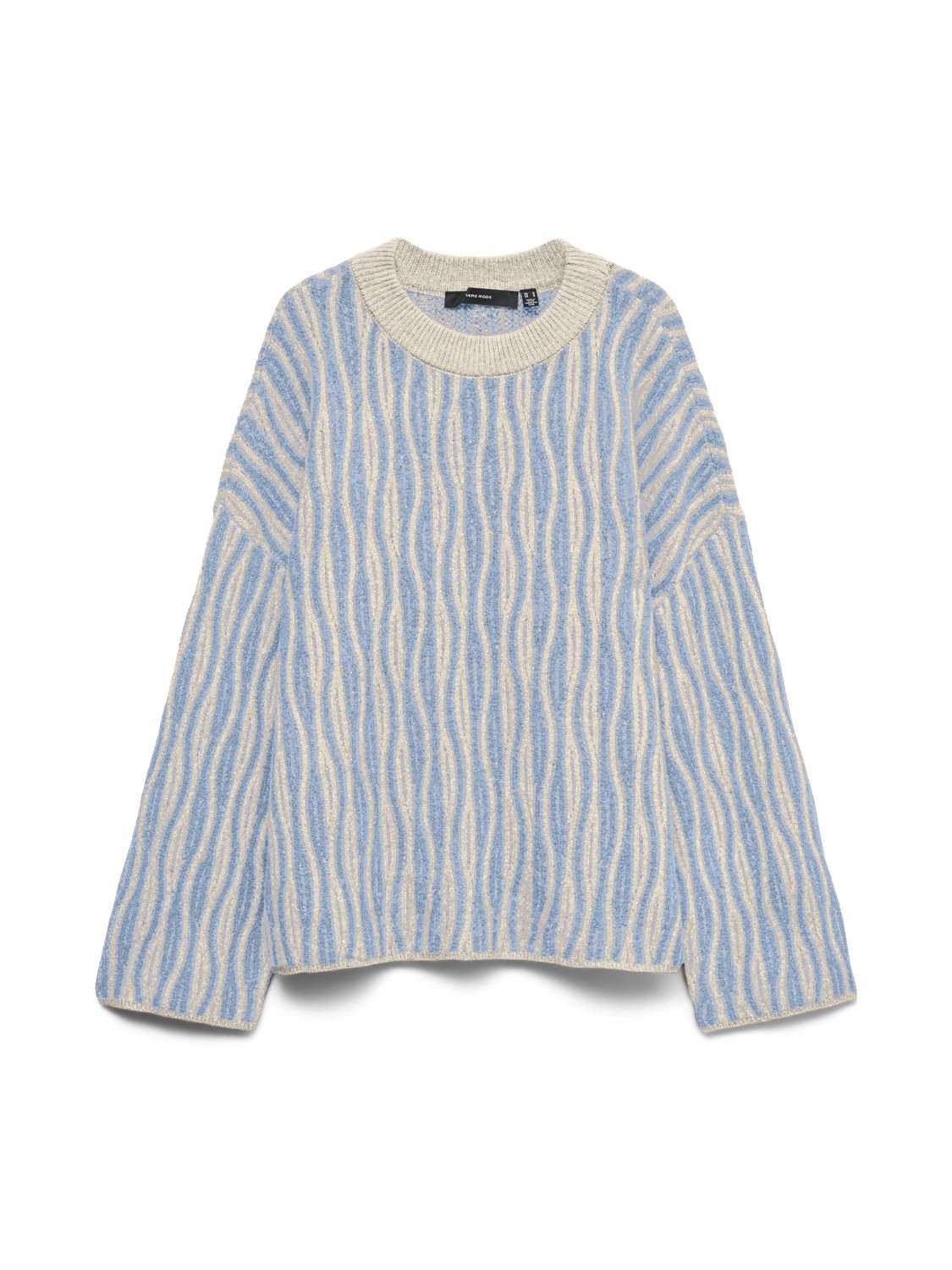 Vmjosie Ls O-Neck Long Pullover Boo Grå