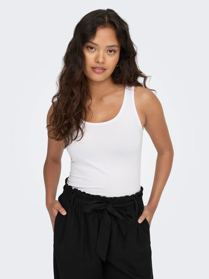Jdyava S/l Tank Top 180 Jrs Noos Hvit