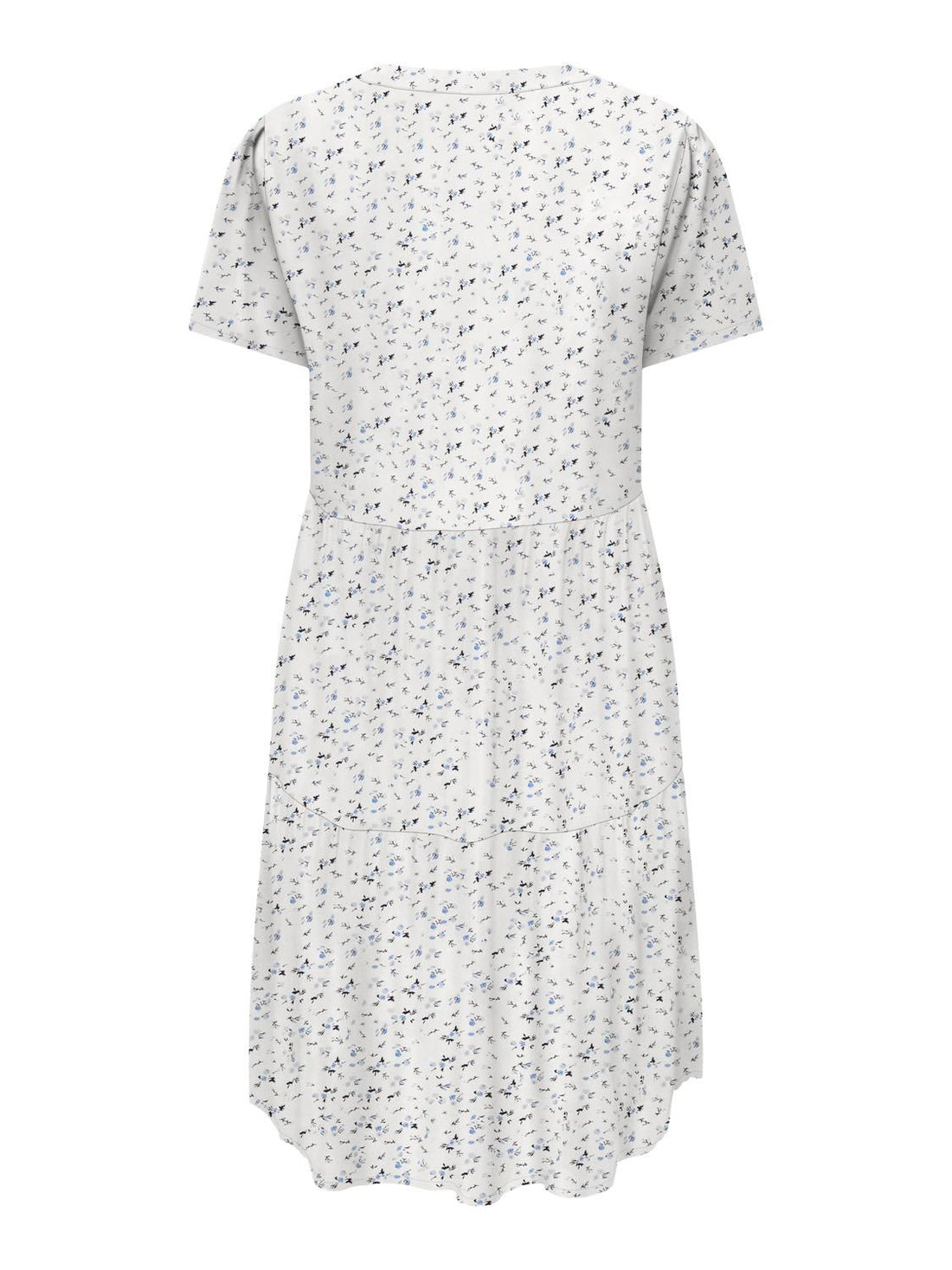 Onlzally S/s Thea Dress Noos Wvn Hvit