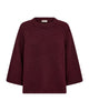 Fqgrslulu-Pullover Burgunder
