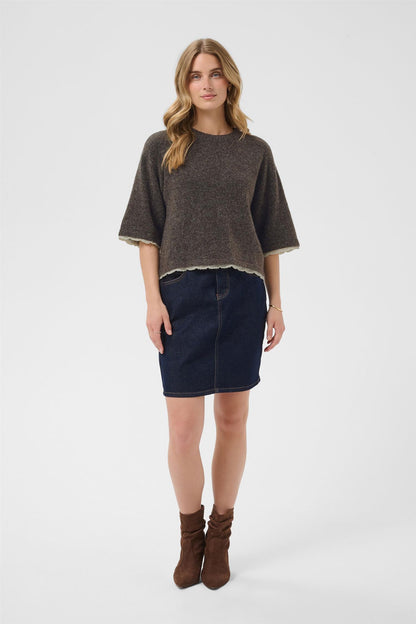 Crkibana Knit Pullover Brun