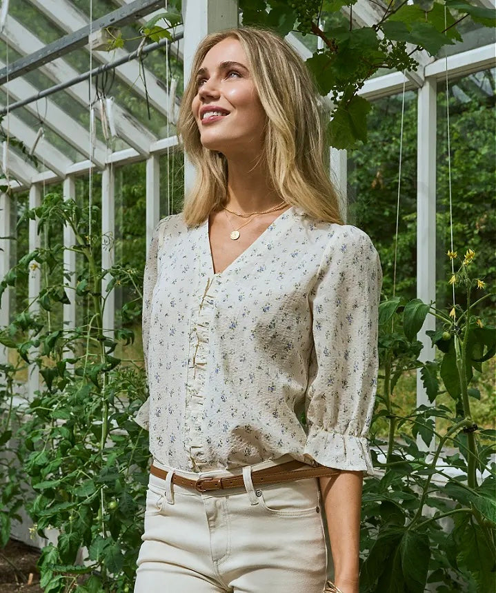 SERENA RIA BLUSE Lys Beige