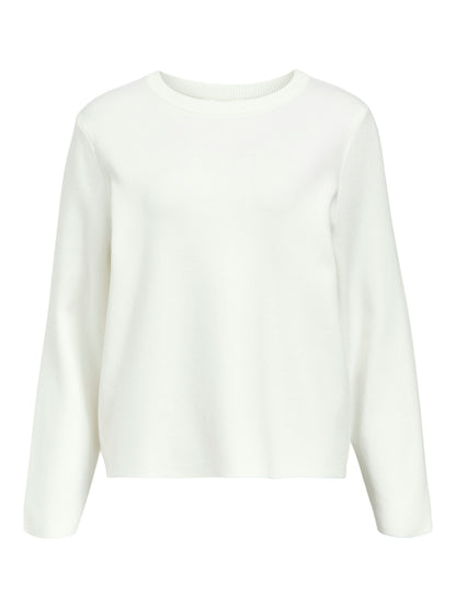 OBJREYNARD SQUARE SLEEVE O-NECK NOOS Hvit