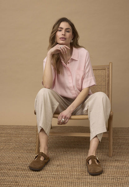 Pzluca Pant Wide Leg Beige