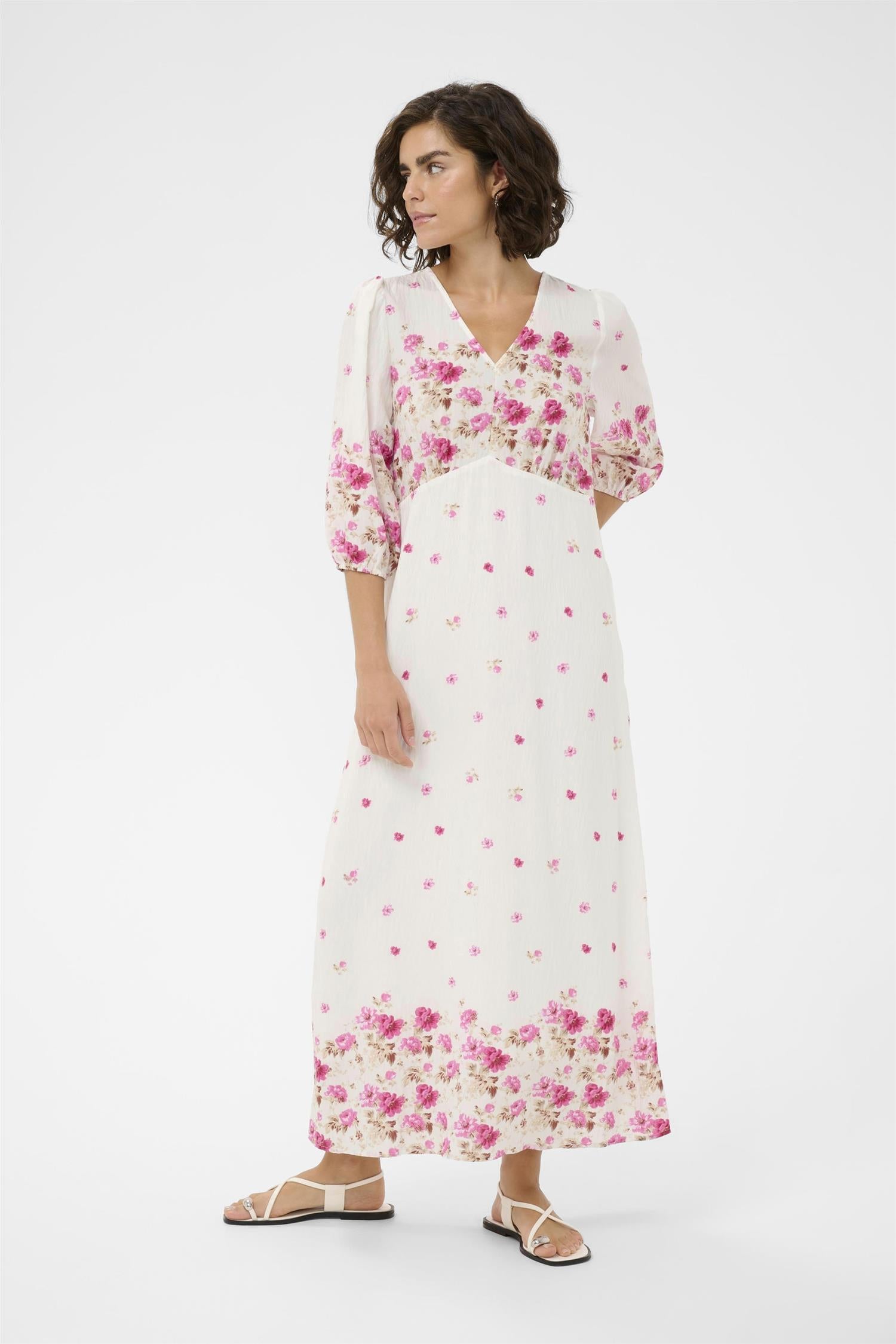 Karosine Long Dress Hvit