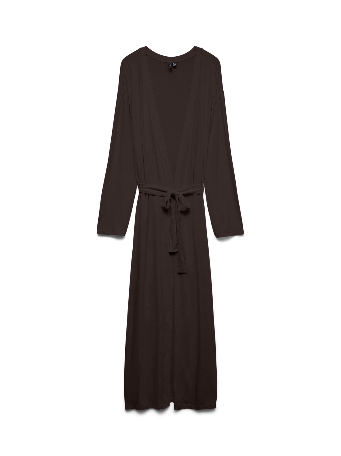 Vmesther Ls Long Belt Cardigan Jrs Brun