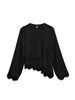 Vmmiro Ls Lace Top Wvn Sort