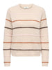 Jdysigrid Life L/s On Struc Pullover Knt Grå