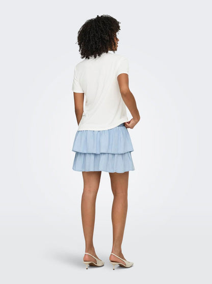 Onlfree Modal S/s Atelier Top Jrs Hvit