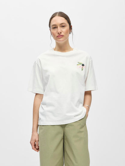 Objeliza 2/4 Lo T-Shirt Rep Hvit