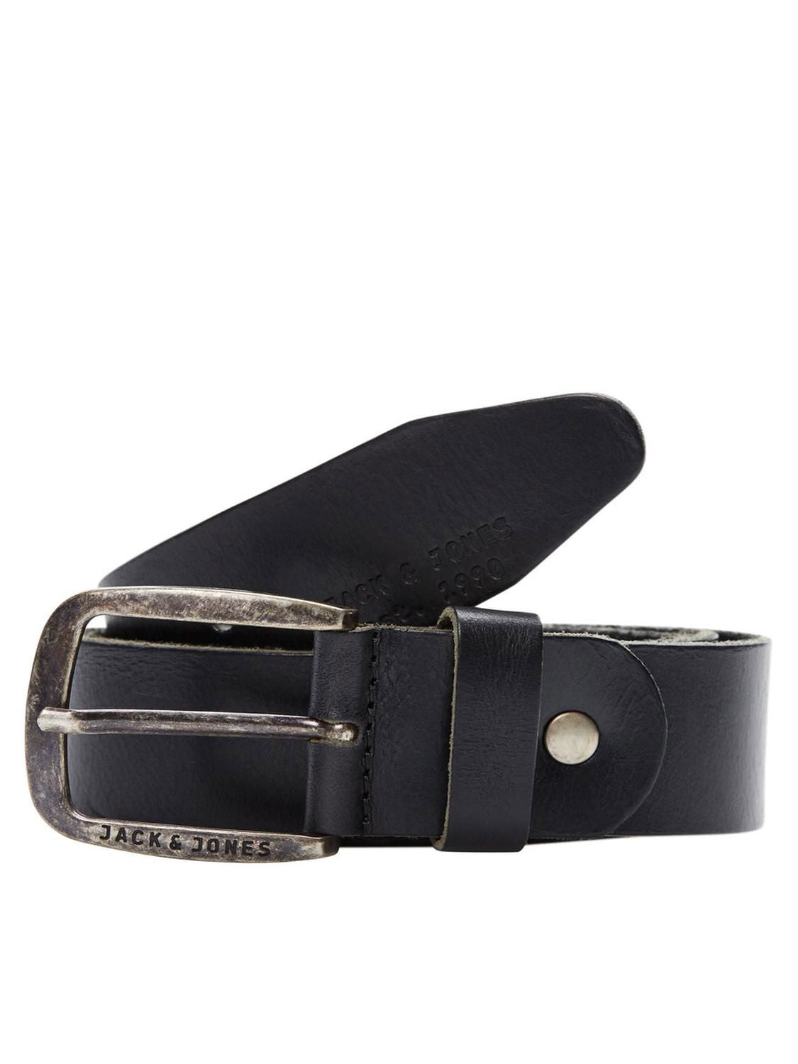 Jacpaul Leather Belt Noos Sort