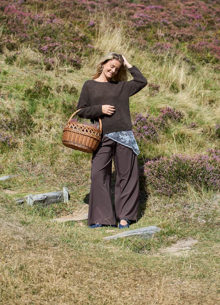 BCDELL LS KNIT JUMPER Brun