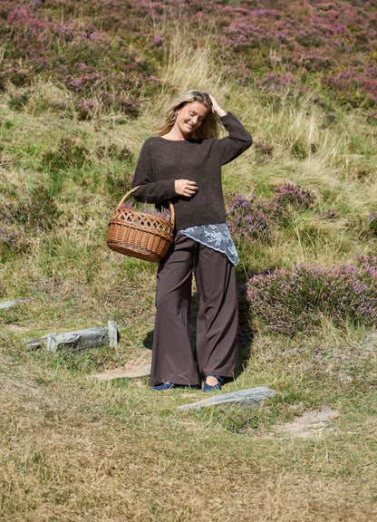 BCDELL LS KNIT JUMPER Brun