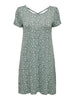 Onlbera Back Lace Up S/s Dress Jrs Noos Grønn