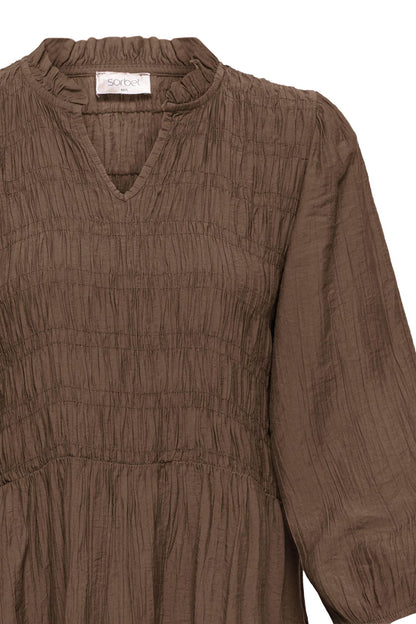 Sbxgohar Solid Dress Brun