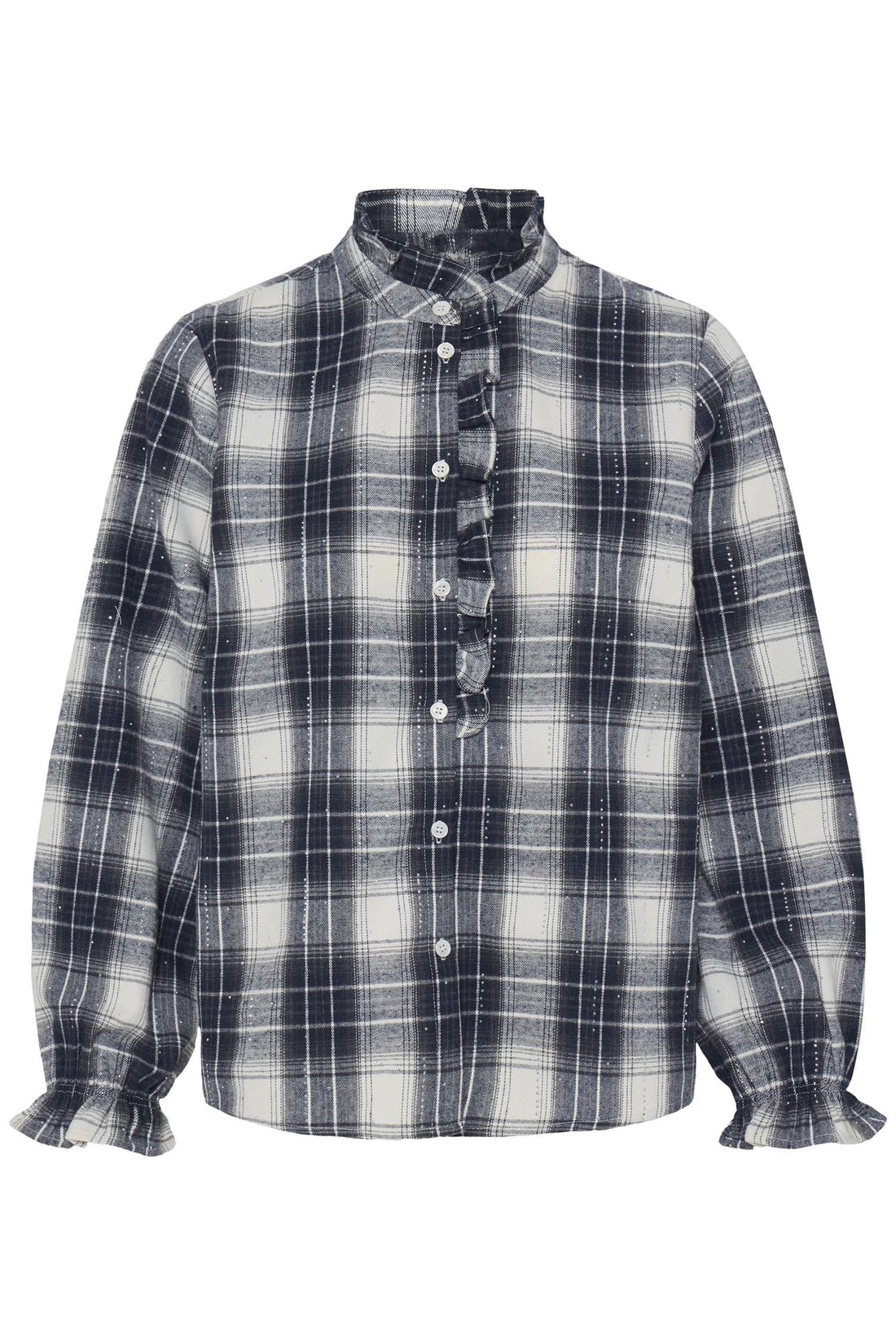Pzkamma Ls Frill Shirt Flerfarget