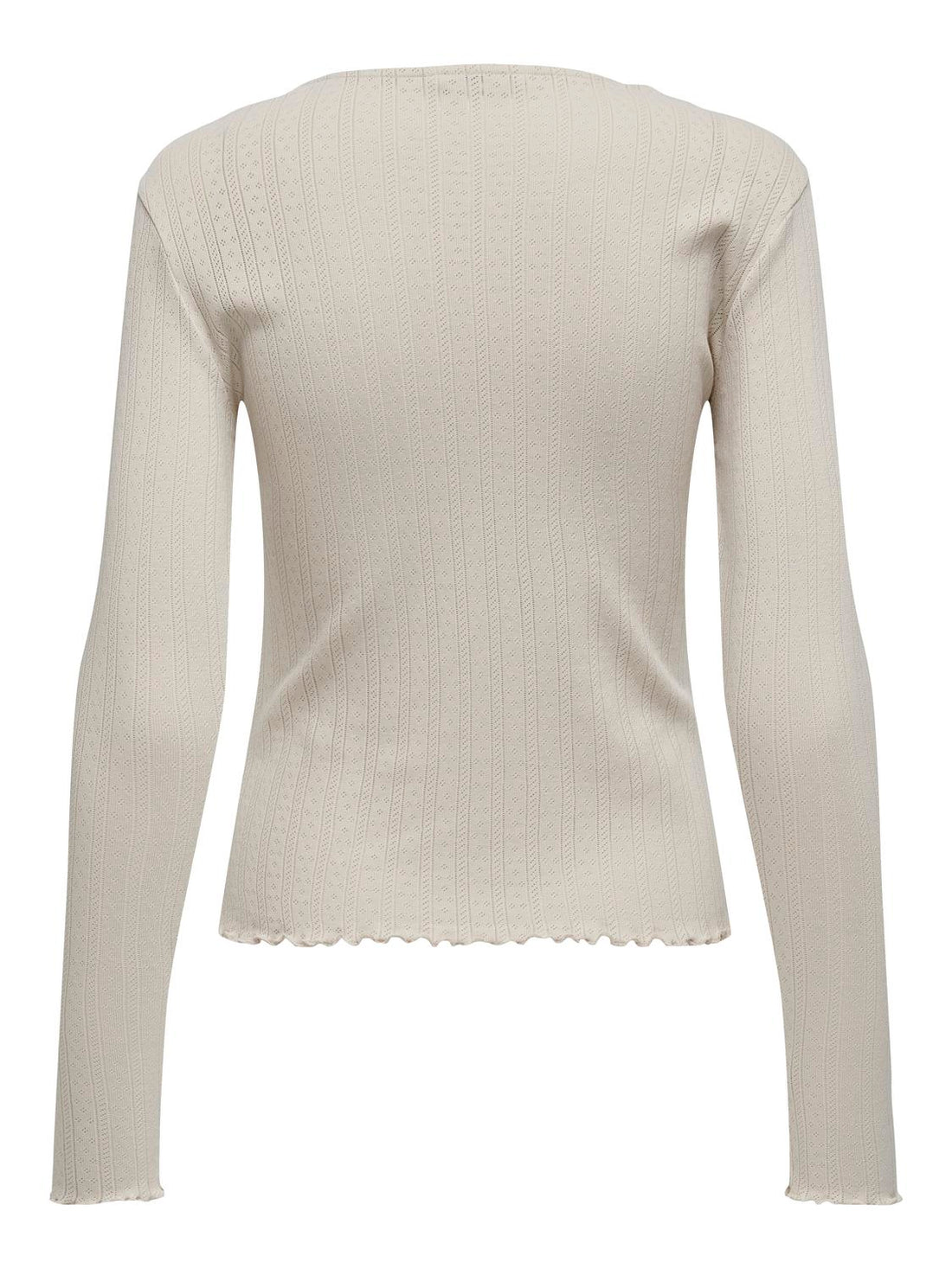 Onlcarlotta L/s Top Noos Jrs Beige