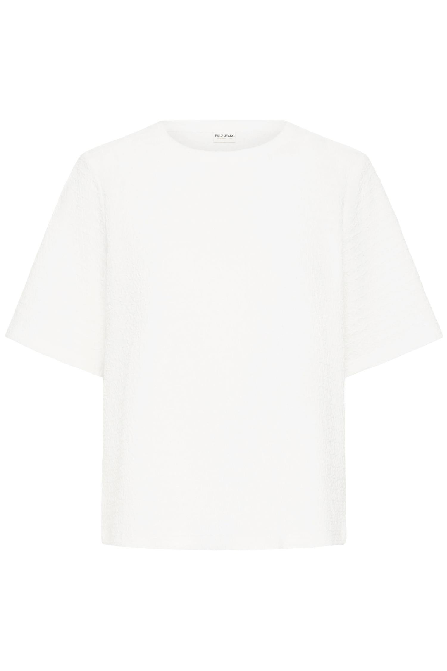 Pzbrea Ss Tshirt Hvit