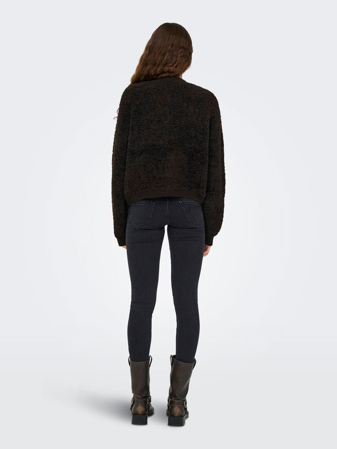 Jdyeira Life L/s Oneck Cardigan Knt Noos Brun