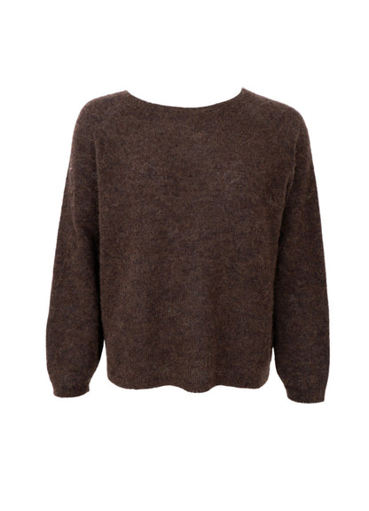 BCDELL LS KNIT JUMPER Brun