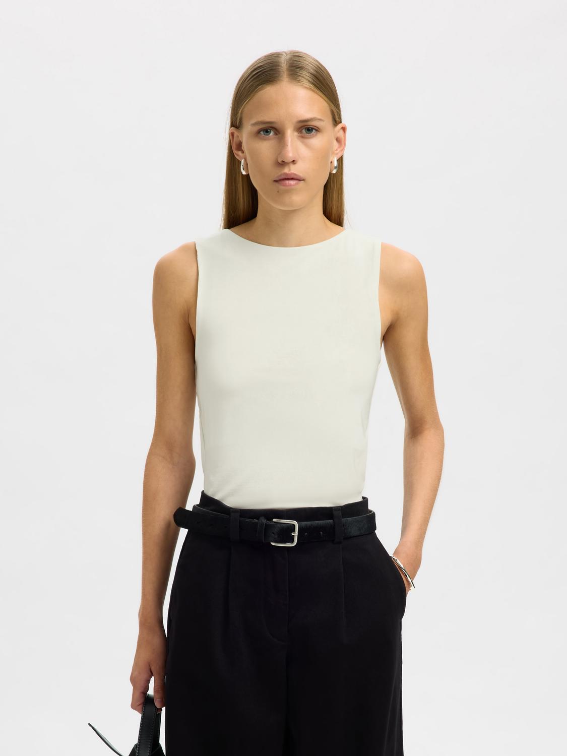 Slfmanja Sl Reversible Top Noos Hvit