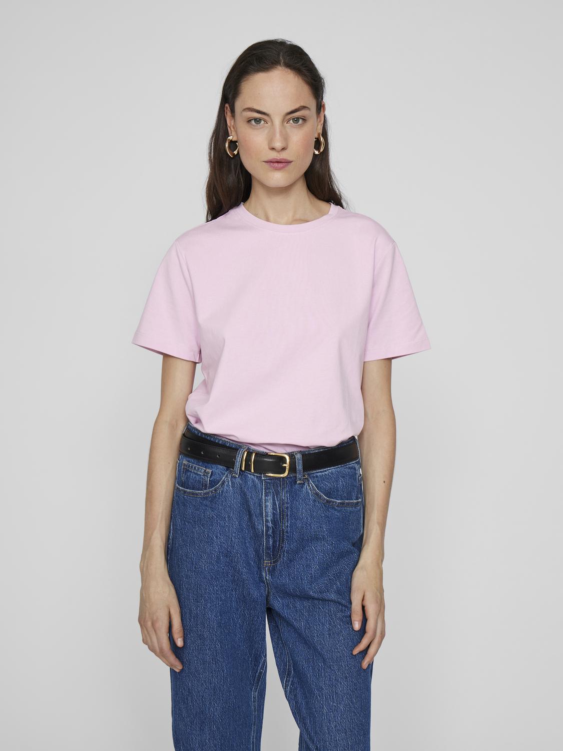 VINORA S/S T-SHIRT - NOOS Rosa