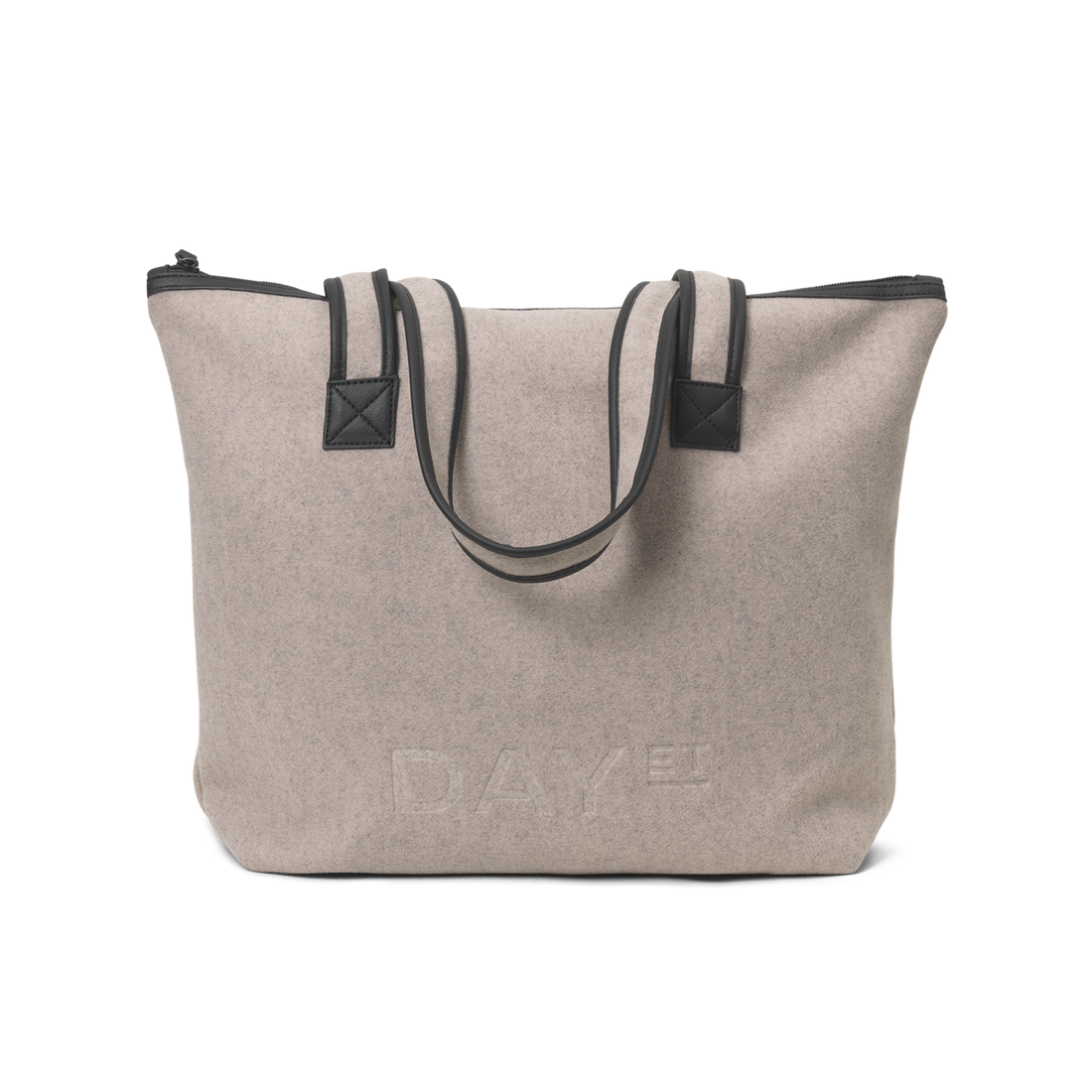 Day Woolen Bag M Taupe