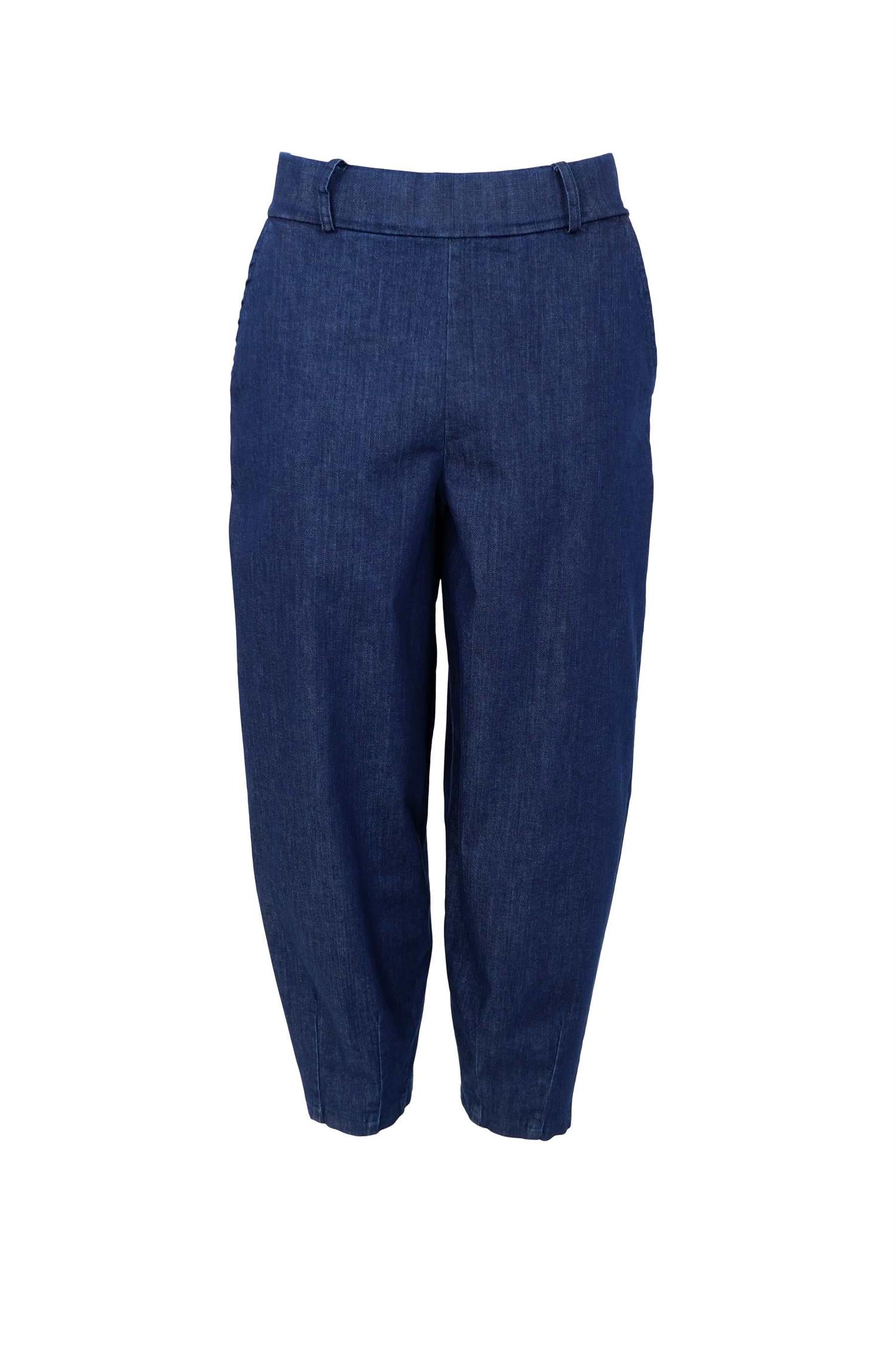 BCDENICE DENIM BARREL PANT Dark Blue Denim