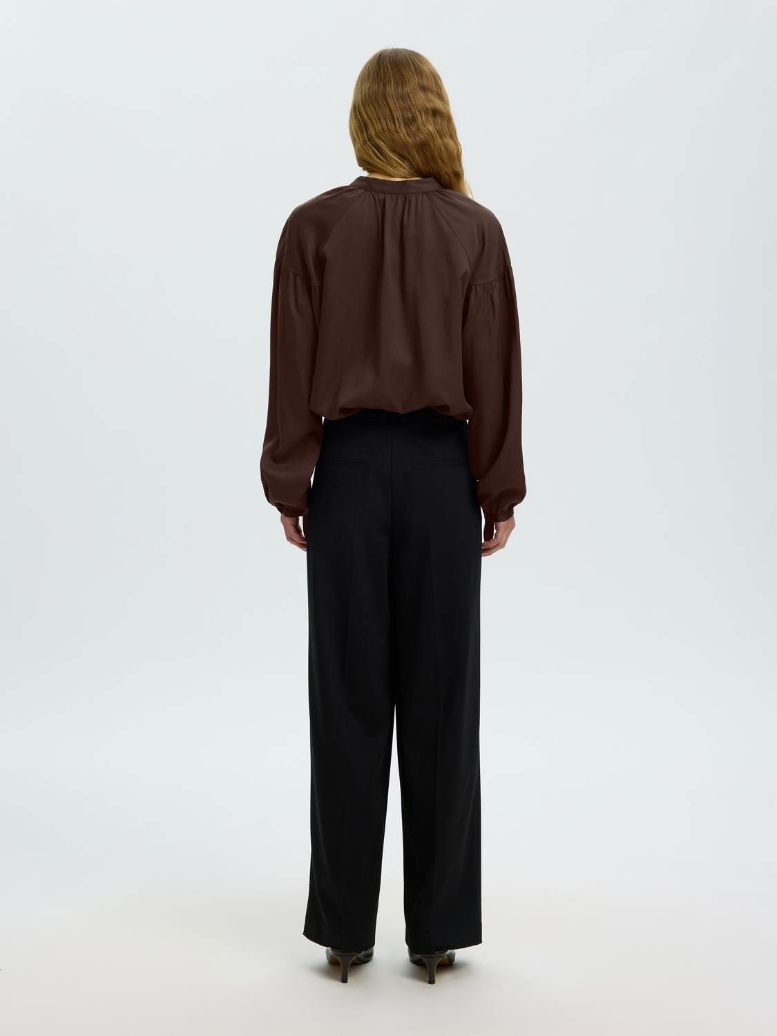 Slwdonna Ls Shirt Noos Brun