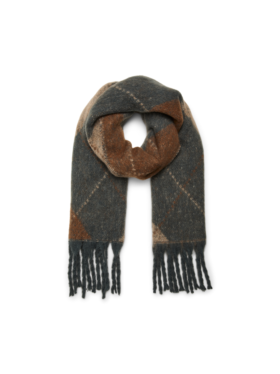 Vmivy Jaq Scarf Mørkegrå
