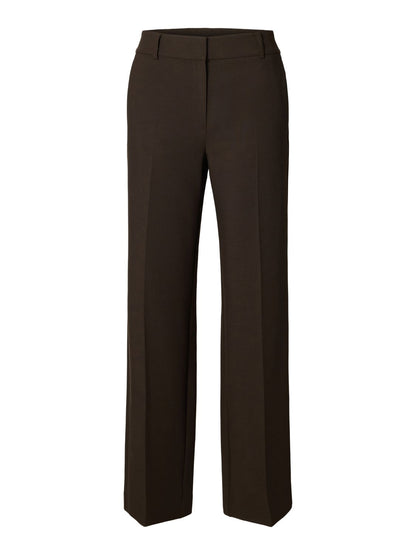 Slwrita Mw Wide Pant Mel Noos Brun